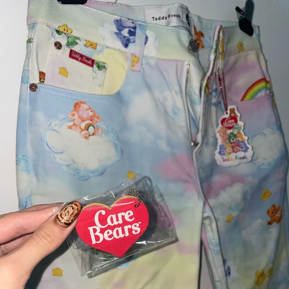 Teddy Fresh Care Bears Collaboration Limited Edition Jeans NWT